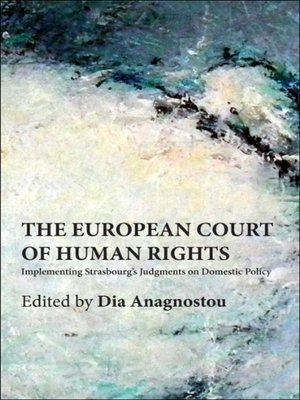 cover image of The European Court of Human Rights
